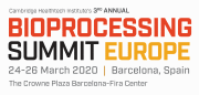 生物加工峰会 - 欧洲 - 回报日至24-26-2020，在巴塞罗那与 - 新的分析和配方的会话